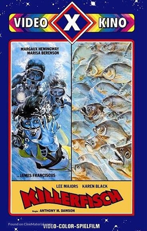 Killer Fish - German DVD movie cover