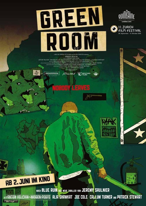 Green Room - Swiss Movie Poster