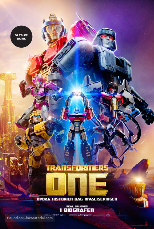 Transformers One - Danish Movie Poster