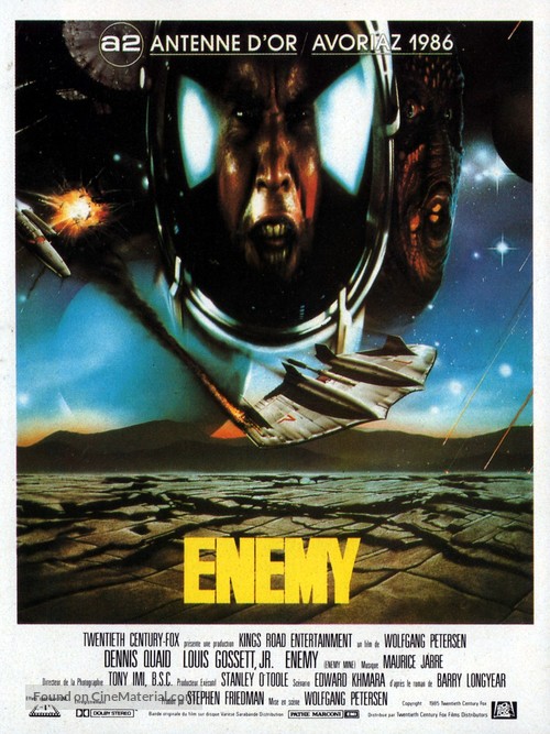Enemy Mine - French Movie Poster