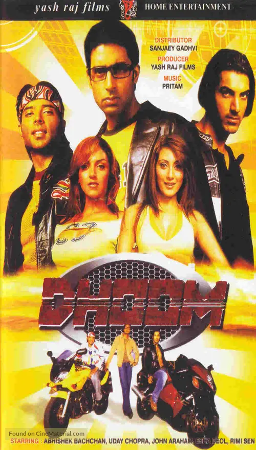 Dhoom (2004) Indian movie poster