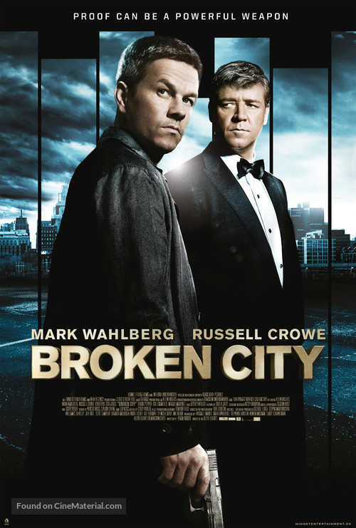 Broken City - Danish Movie Poster