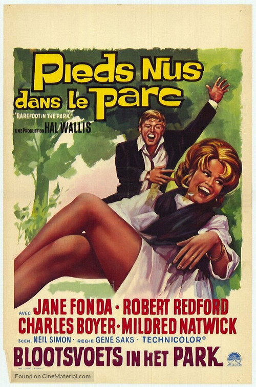 Barefoot in the Park - Belgian Movie Poster