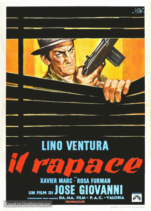 Le rapace - Italian Movie Poster