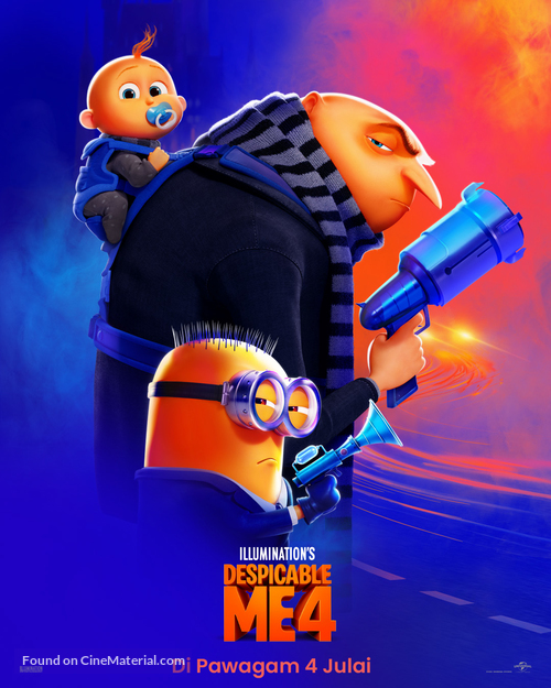 Despicable Me 4 - Malaysian Movie Poster