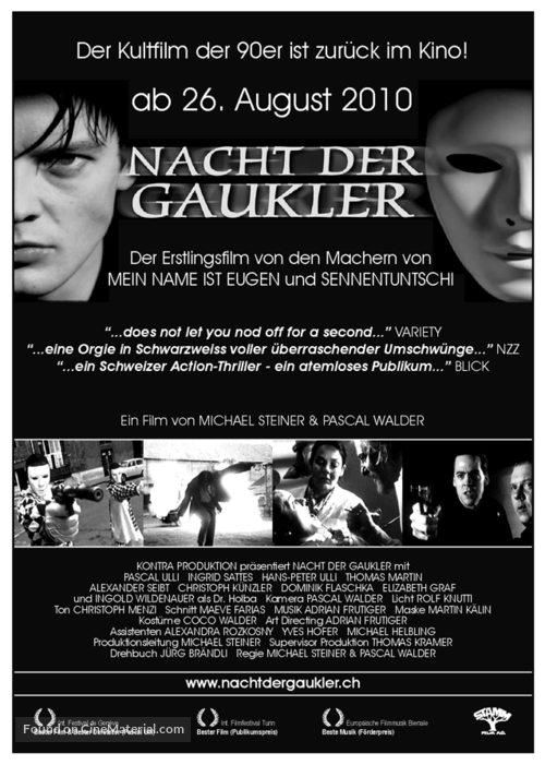 Nacht der Gaukler - Swiss Movie Poster