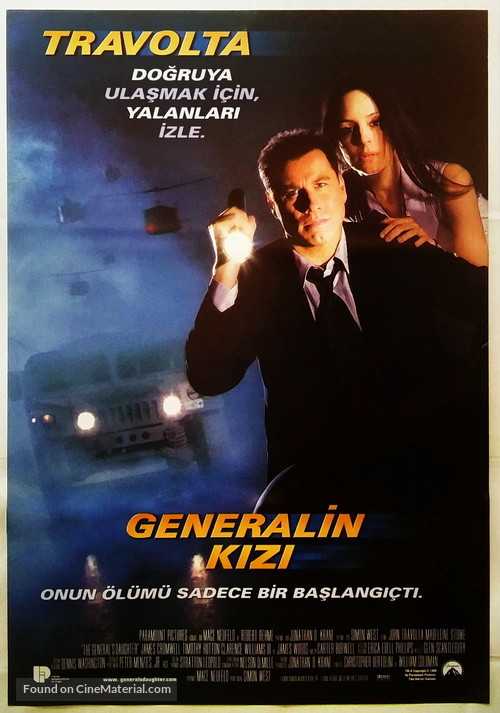 The General&#039;s Daughter - Turkish Movie Poster