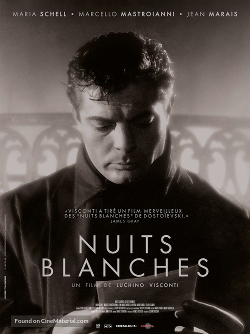 Notti bianche, Le - French Re-release movie poster
