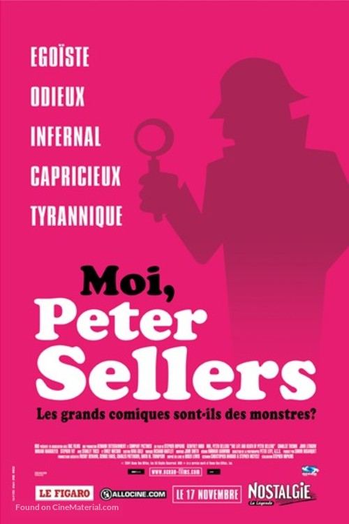 The Life And Death Of Peter Sellers - French Movie Poster