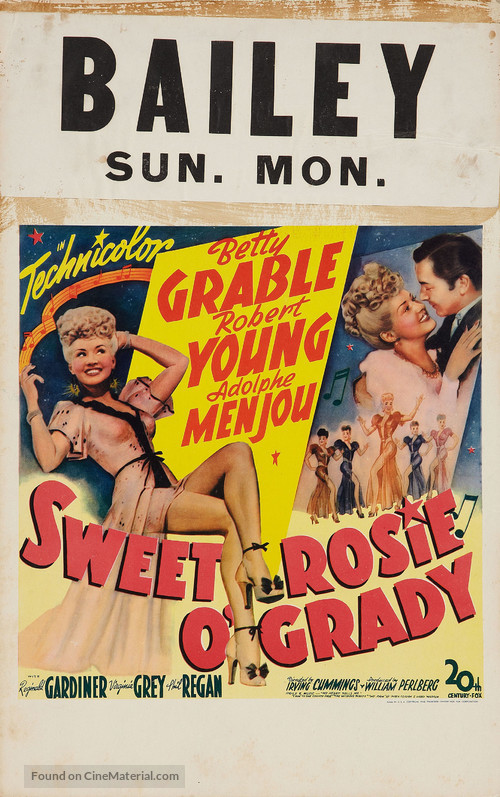 Sweet Rosie O&#039;Grady - poster