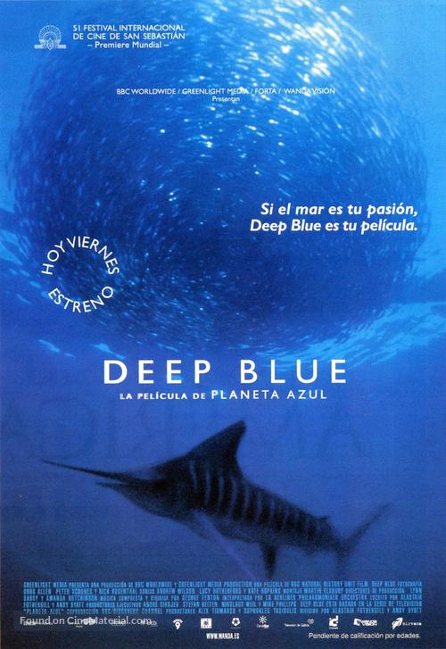 Deep Blue - Spanish Movie Poster