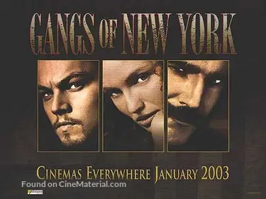 Gangs Of New York - British Movie Poster