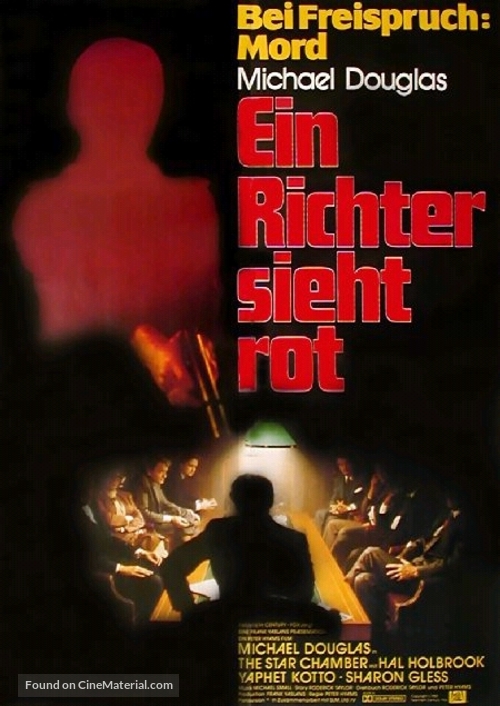 The Star Chamber - German Movie Poster