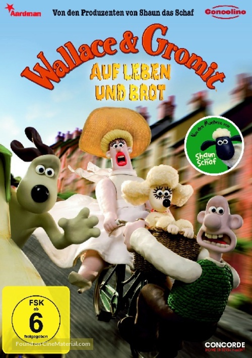 Wallace and Gromit in &#039;A Matter of Loaf and Death&#039; - German Movie Cover