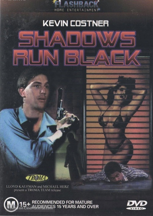 Shadows Run Black - Australian DVD movie cover
