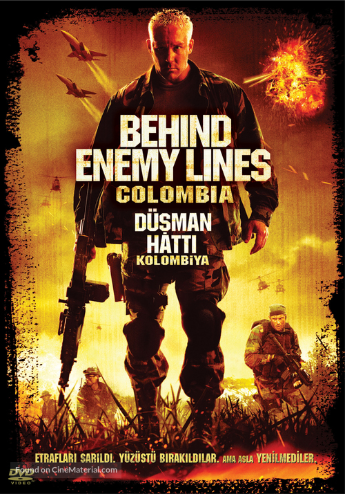 Behind Enemy Lines: Colombia - Turkish DVD movie cover