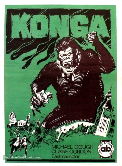 Konga - Belgian Movie Poster
