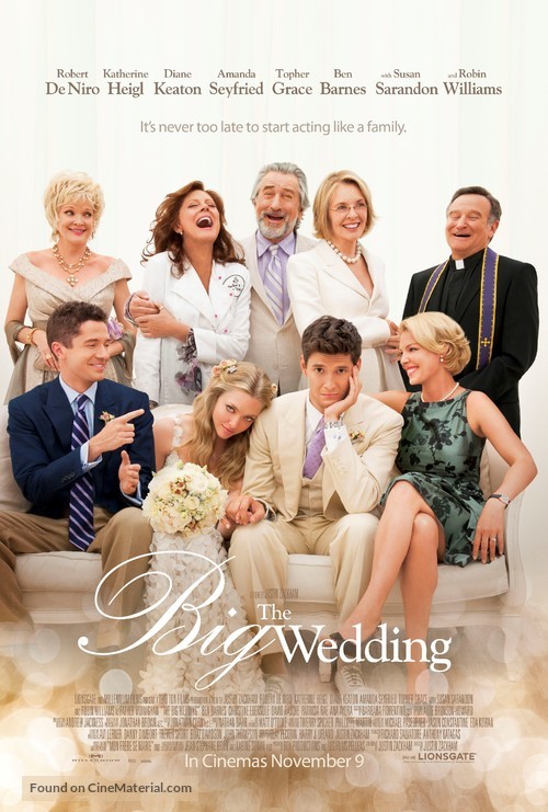 The Big Wedding - British Movie Poster