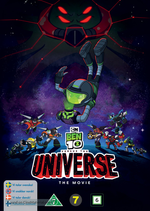 Ben 10 vs. the Universe: The Movie - Danish DVD movie cover