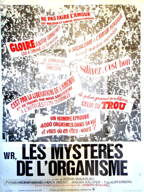 W.R. - Misterije organizma - French Movie Poster