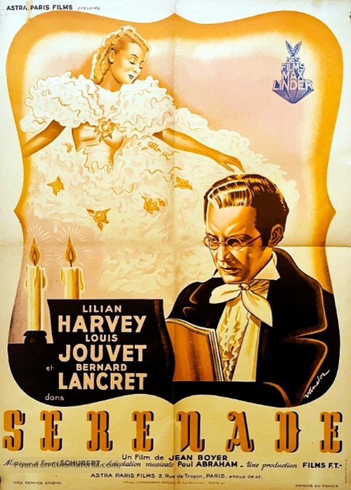 S&eacute;r&eacute;nade - French Movie Poster