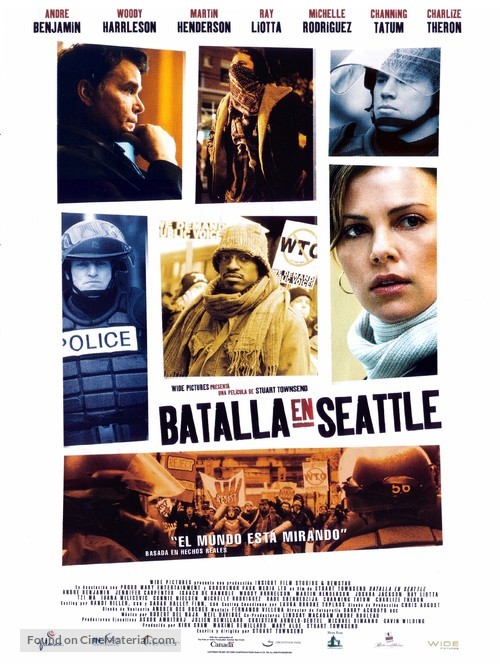 Battle in Seattle - Spanish Movie Poster