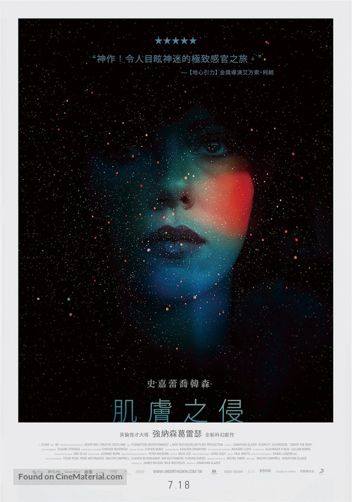 Under the Skin - Taiwanese Movie Poster