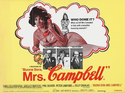 Buona Sera, Mrs. Campbell - British Movie Poster