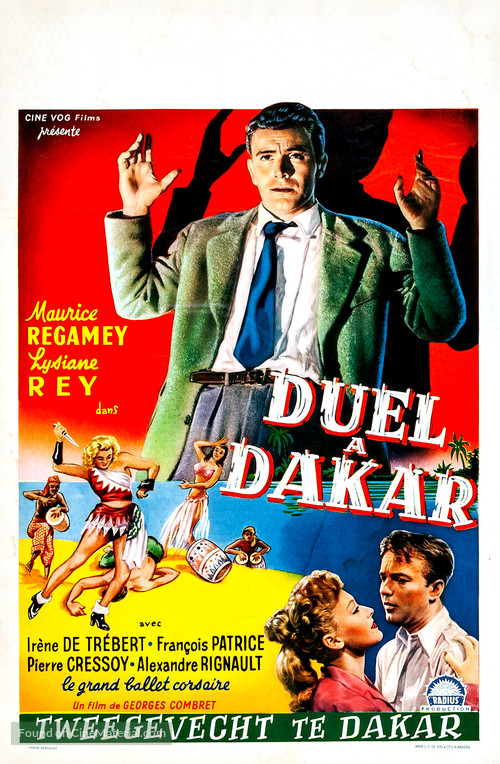 Duel &agrave; Dakar - Belgian Movie Poster