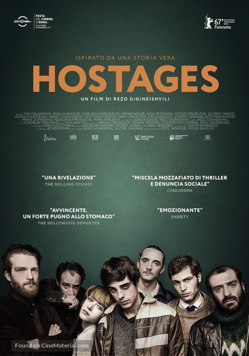 Hostages - Italian Movie Poster