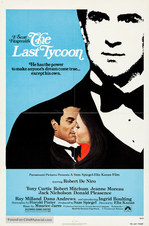 The Last Tycoon - Movie Poster