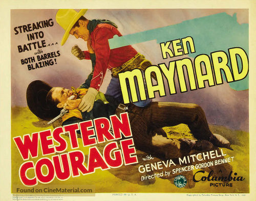 Western Courage - Movie Poster