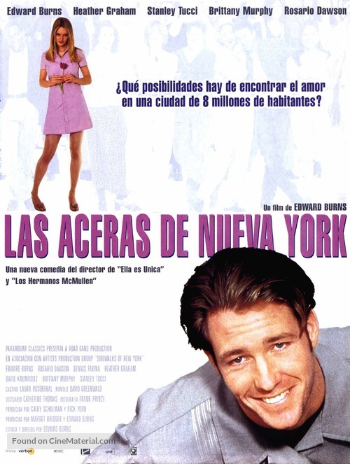 Sidewalks Of New York - Spanish Movie Poster