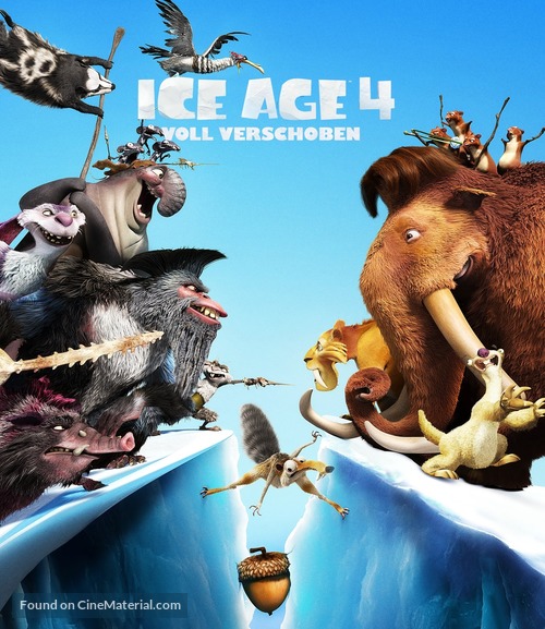 Ice Age: Continental Drift - German Blu-Ray movie cover