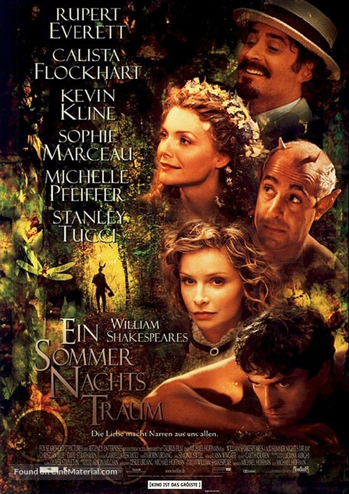 A Midsummer Night&#039;s Dream - German Movie Poster