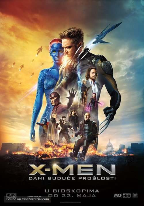 X-Men: Days of Future Past - Serbian Movie Poster
