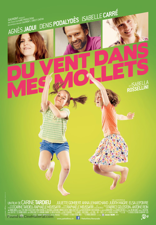 Du vent dans mes mollets - Swiss Movie Poster