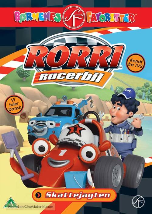 &quot;Roary the Racing Car&quot; - Danish DVD movie cover