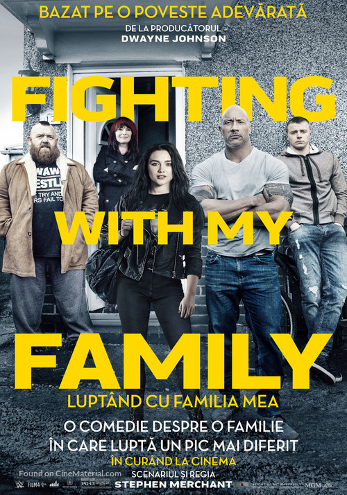 Fighting with My Family - Romanian Movie Poster