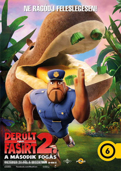 Cloudy with a Chance of Meatballs 2 - Hungarian Movie Poster