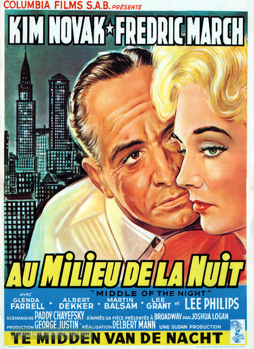 Middle of the Night - Belgian Movie Poster