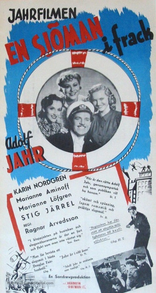 Sj&ouml;man i frack, En - Swedish Movie Poster