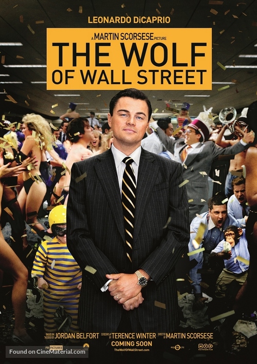 The Wolf of Wall Street - Indian Movie Poster