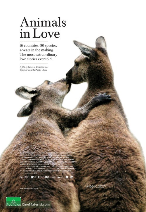 Les animaux amoureux - Australian Movie Poster