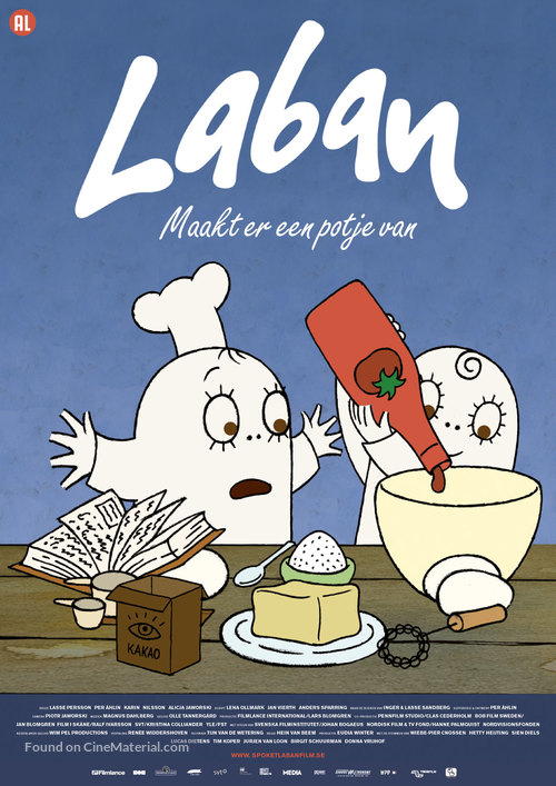 Lilla sp&ouml;ket Laban - Bullar och B&aring;ng - Dutch Movie Poster