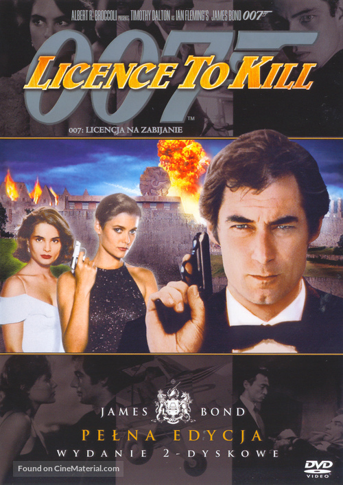 Licence To Kill - Polish DVD movie cover