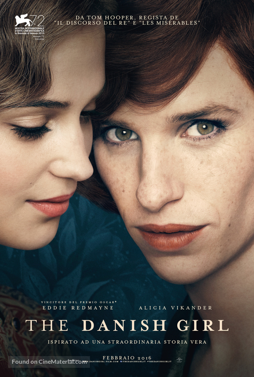 The Danish Girl - Italian Movie Poster