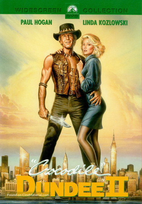 Crocodile Dundee II - DVD movie cover