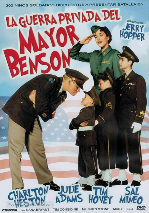 The Private War of Major Benson - Spanish DVD movie cover