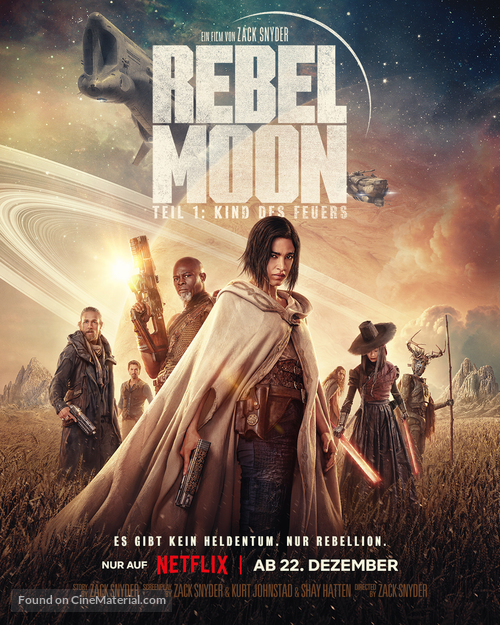 Rebel Moon - Danish Movie Poster